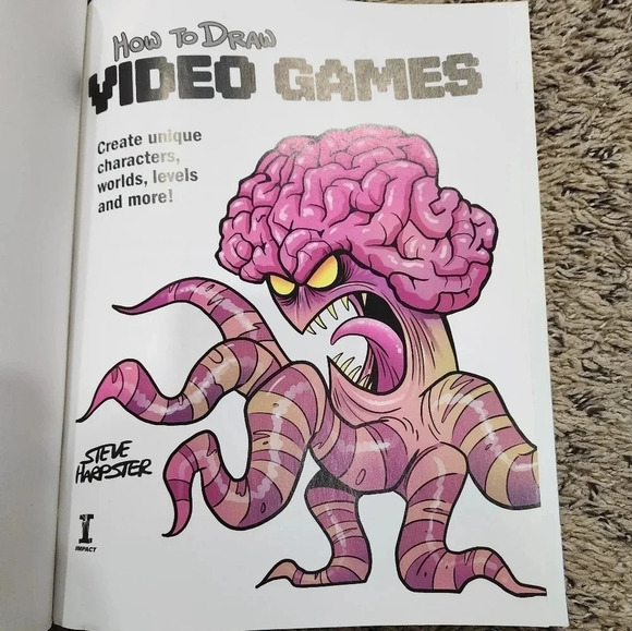 2/10 Sale! How to draw video games book - Picture 3 of 11